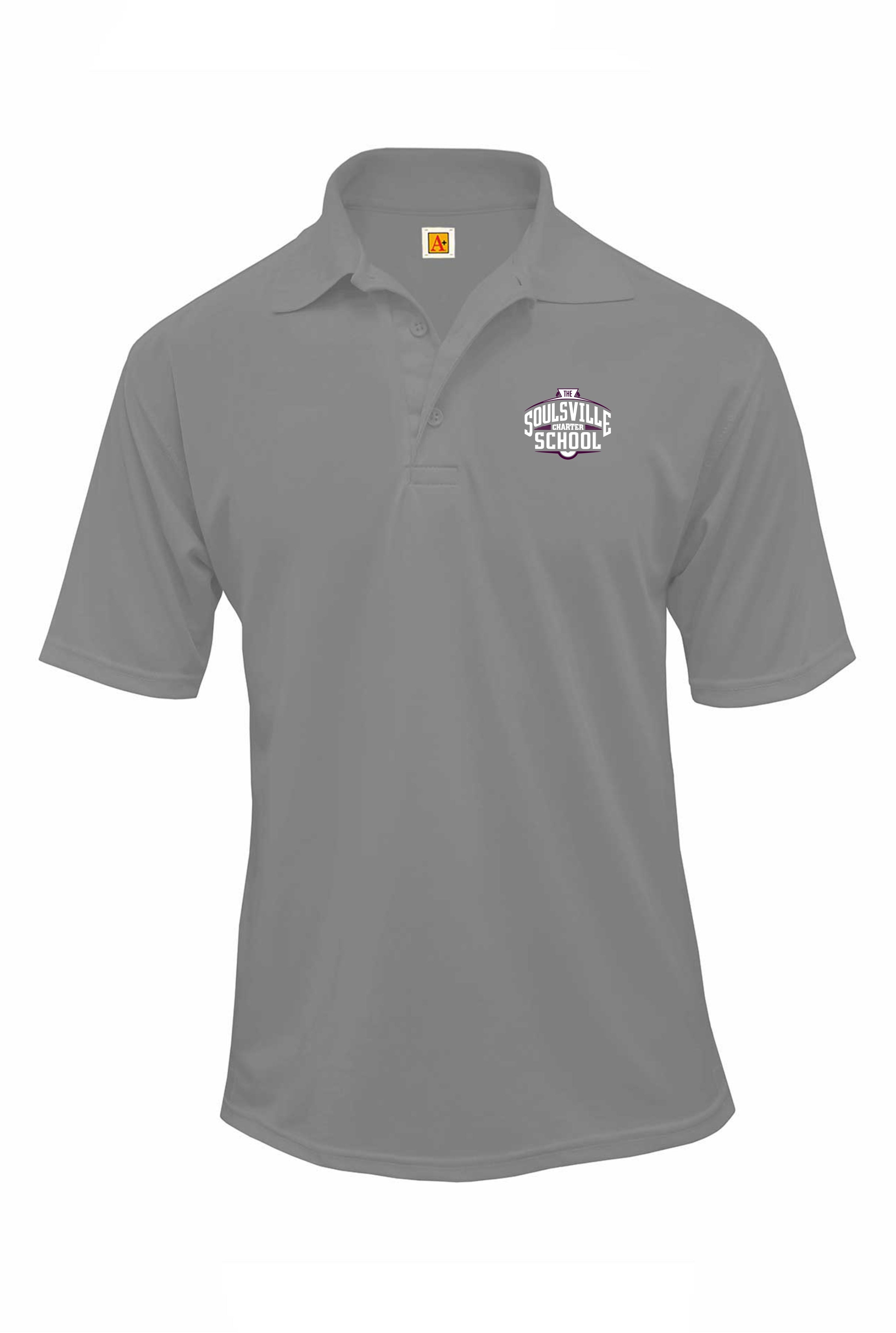 CAMPUS WHITE POLO WITH LETTER S main image 0