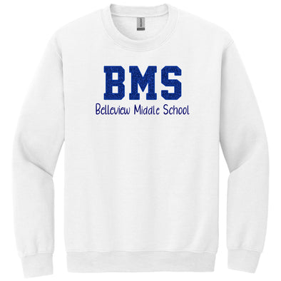 Bellevue Middle | Glitter Sweatshirt