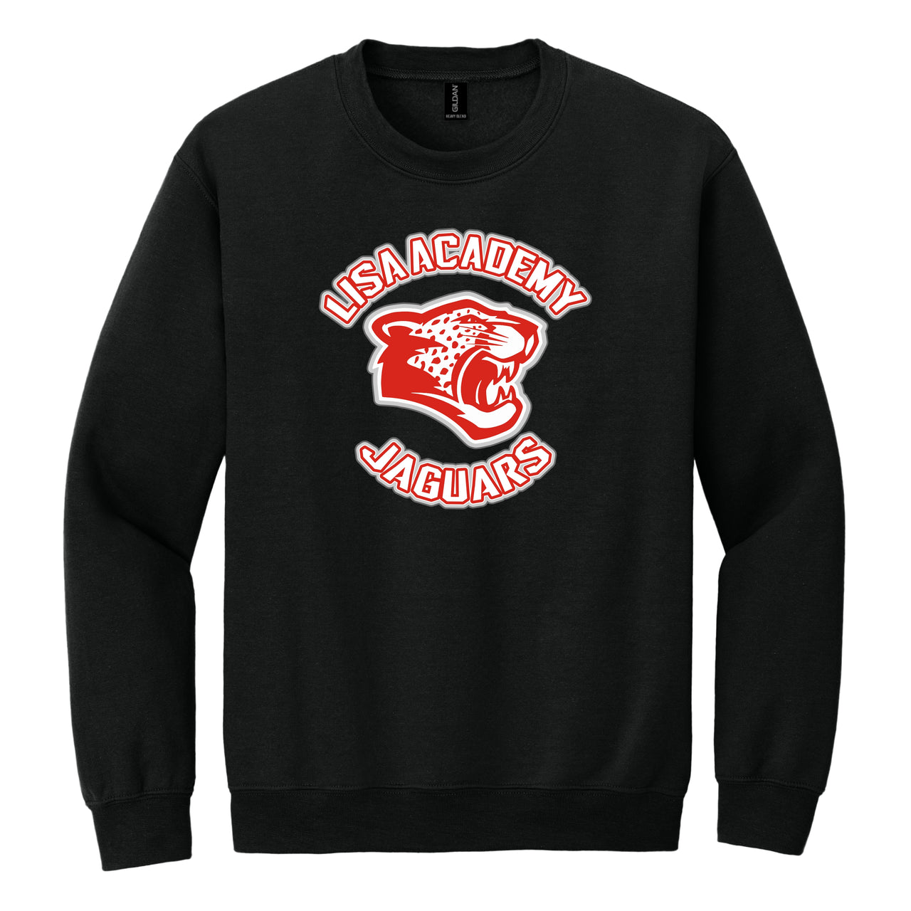 LISA Academy | Jaguars Logo | Gildan® Heavy Blend™ Crewneck Sweatshirt (18000)