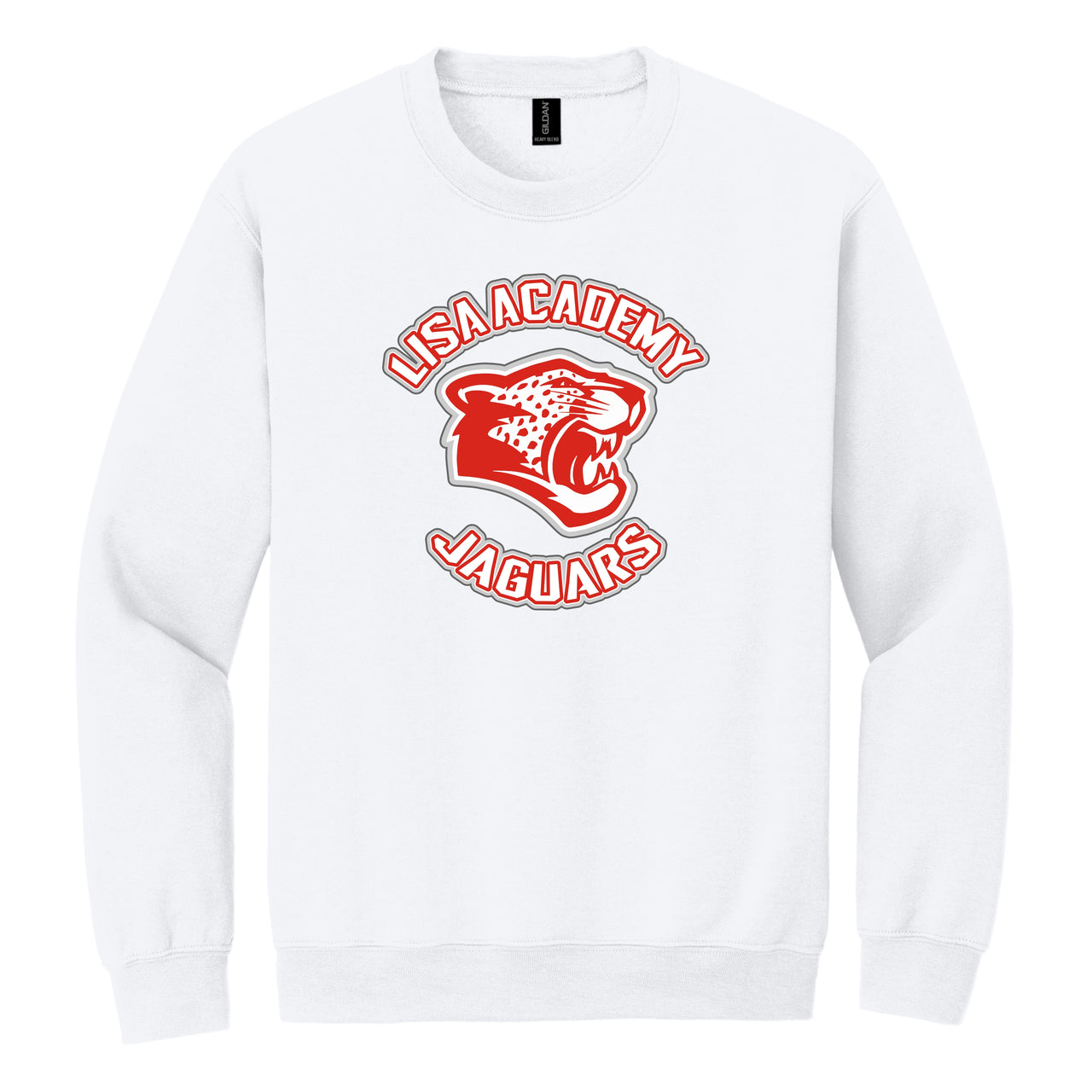 LISA Academy | Jaguar Logo | Gildan® Heavy Blend™ Crewneck Sweatshirt (18000)