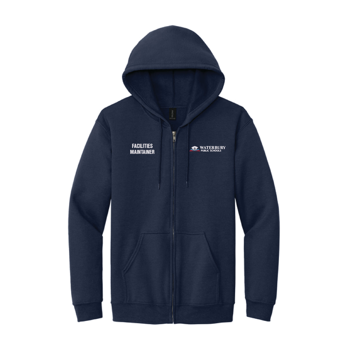 City of Waterbury | Gildan® Heavy Blend™ Full-Zip Hooded Sweatshirt (18600)