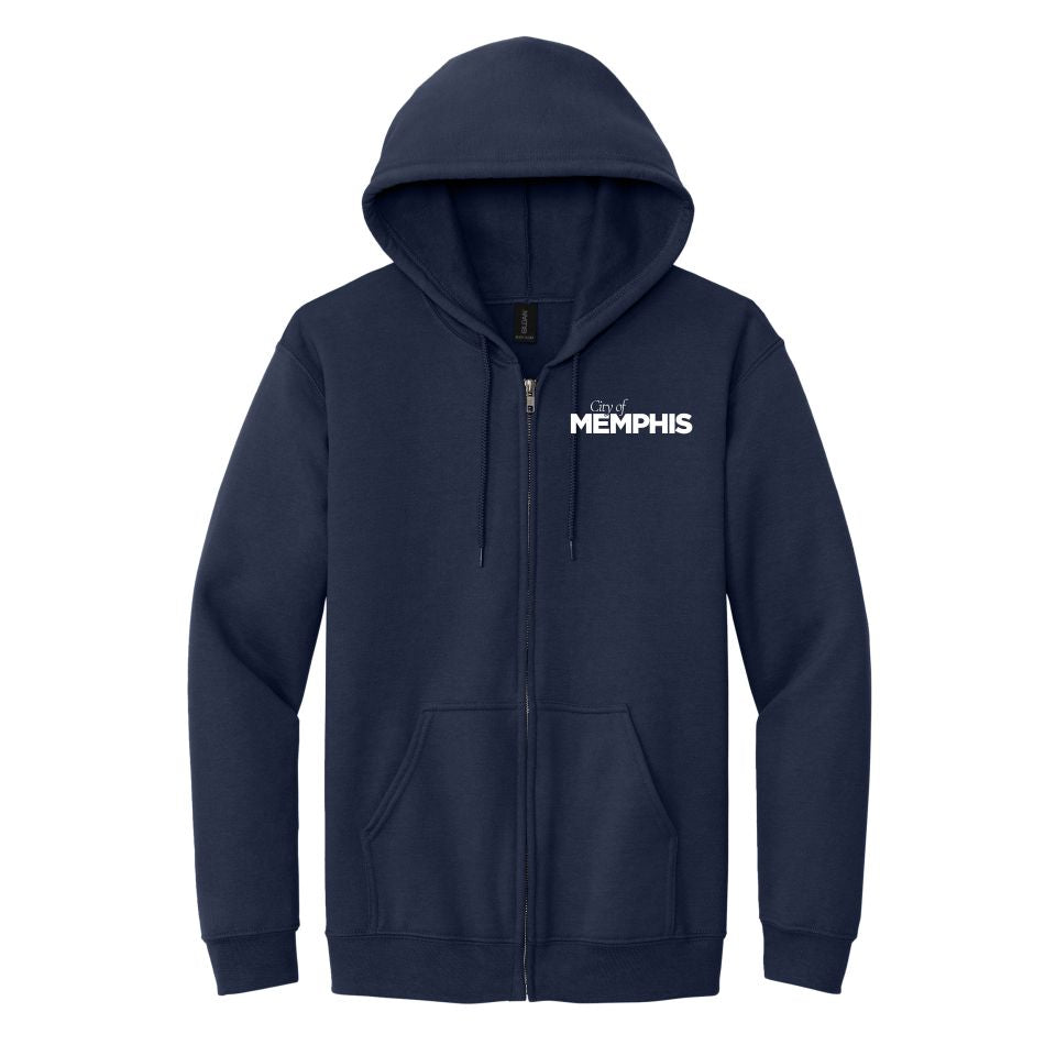 City of Memphis | Gildan® Heavy Blend™ Full-Zip Hooded Sweatshirt (18600)