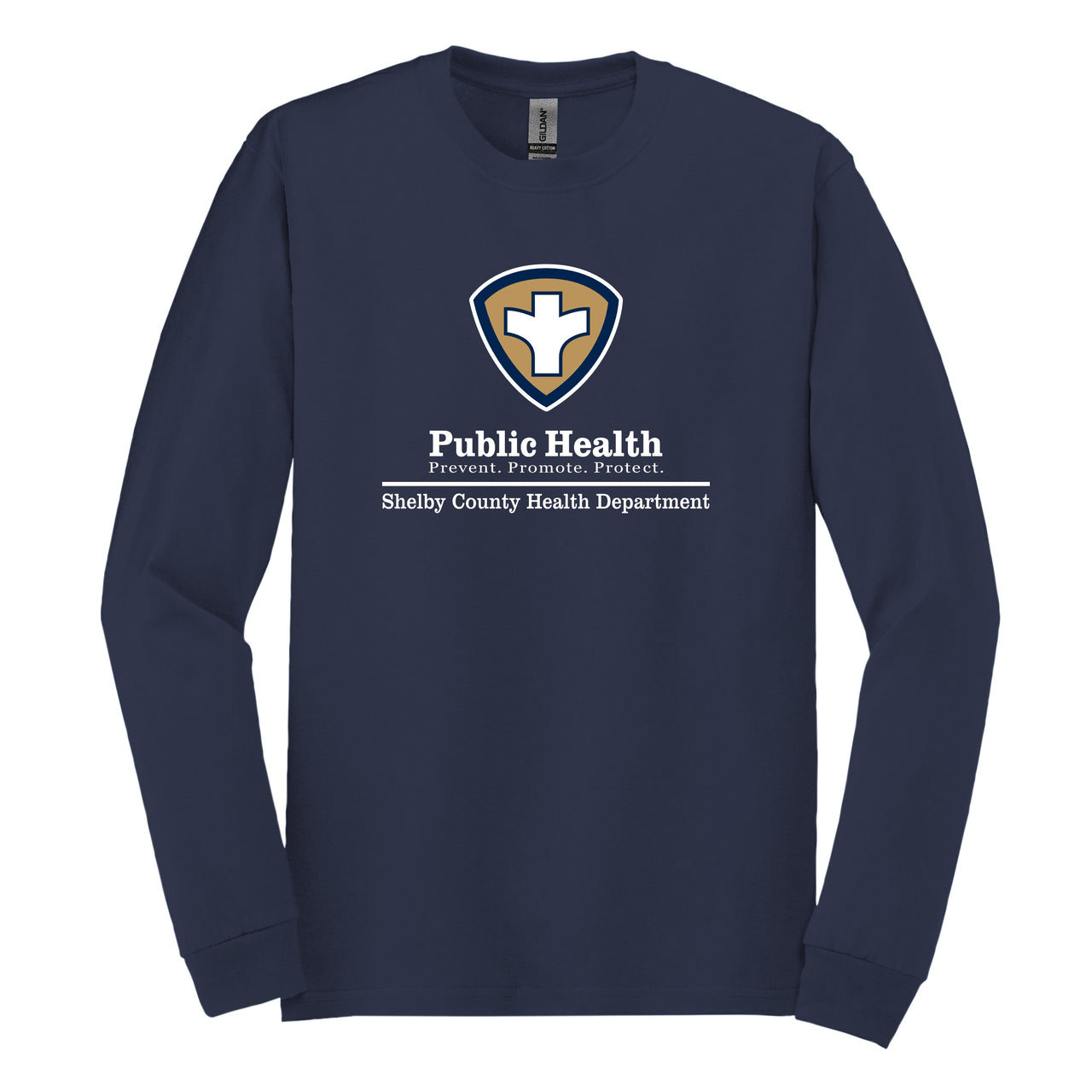 Shelby County Health Dept. | Heavy Cotton™ 100% Cotton Long Sleeve T-Shirt