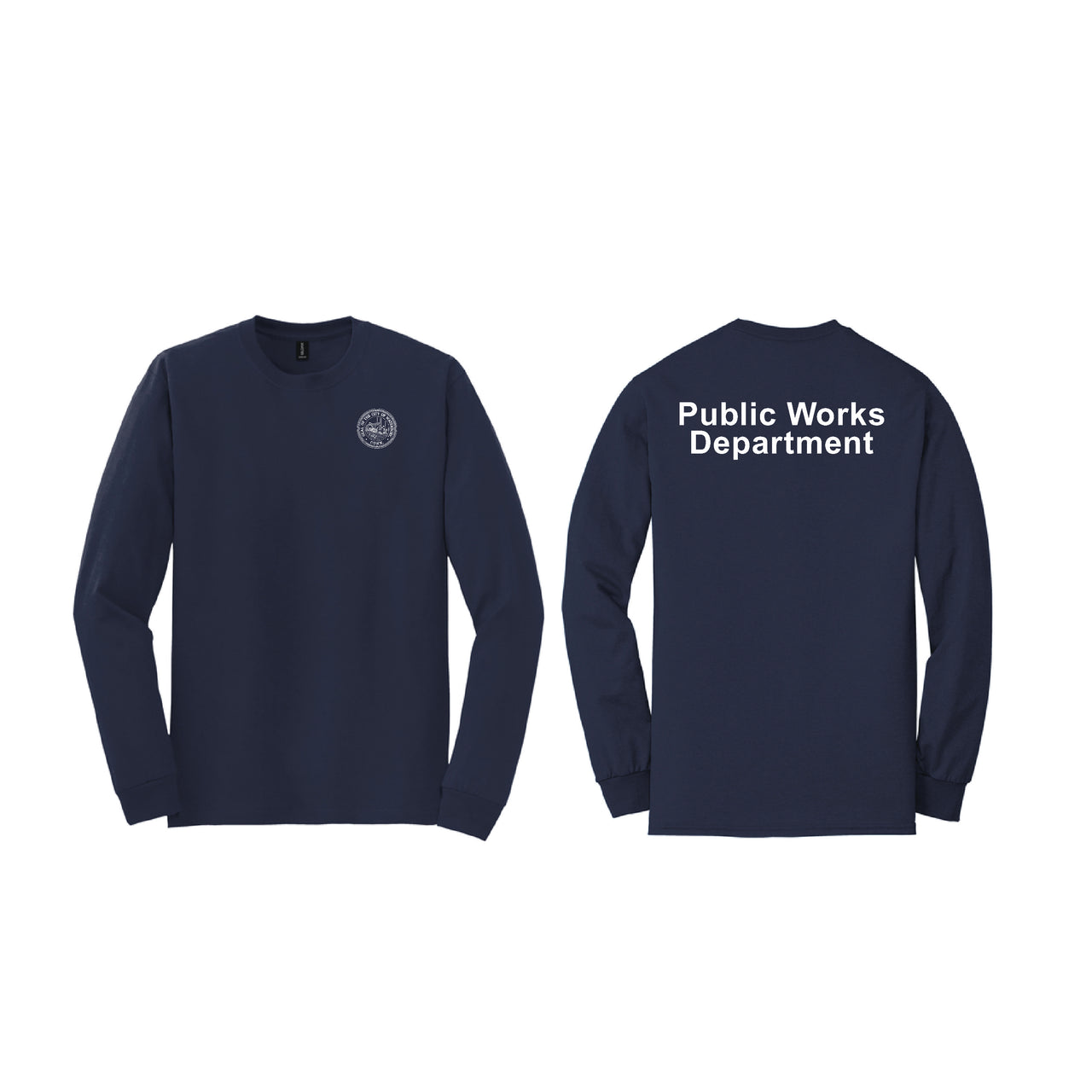 City of Waterbury | Gildan® DryBlend® 50 Cotton/50 Poly Long Sleeve T-Shirt (8400)