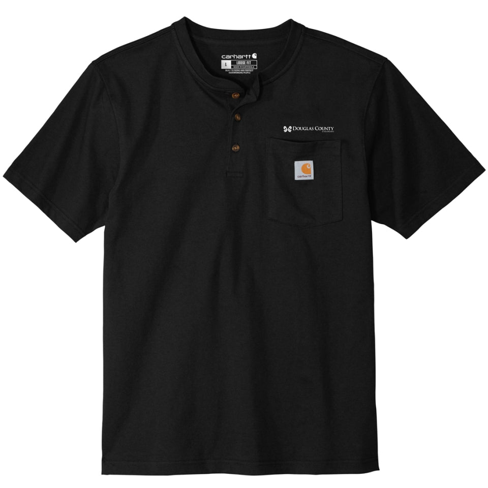 Douglas Co. Gov. | Carhartt® Short Sleeve Henley T-Shirt (CTK84)