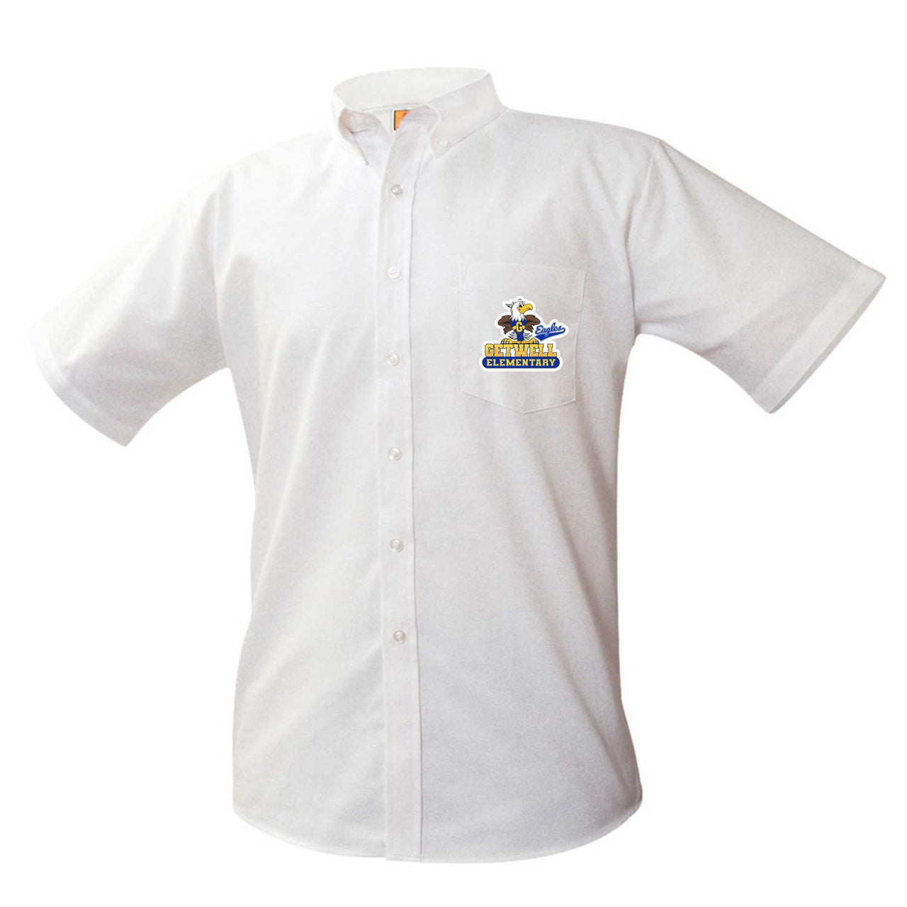 Getwell Elementary  | Boys White Oxford