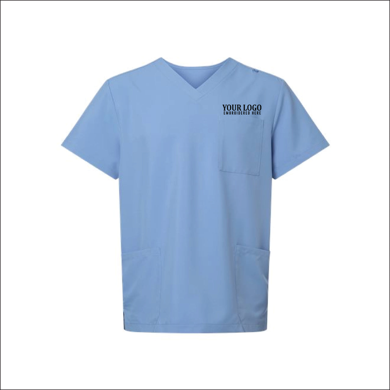 UVC | Hanes Men's V-Neck 3 Pocket Scrub Top (HMB002)