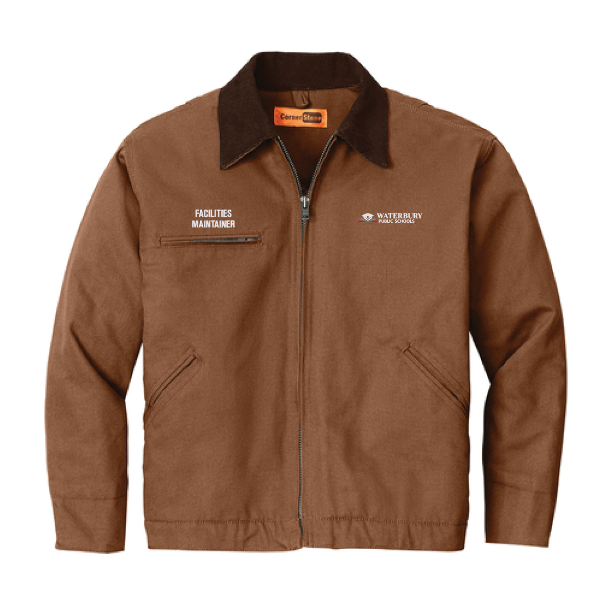 City of Waterbury | CornerStone® Duck Cloth Work Jacket (J763)