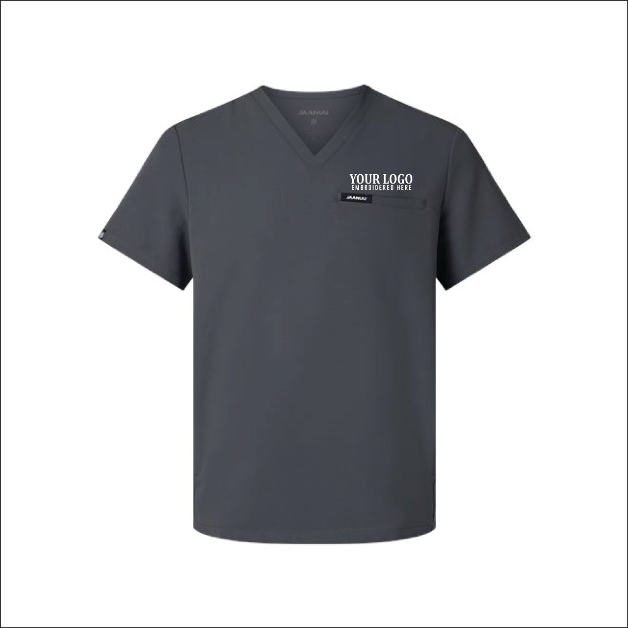 UVC | Jaanuu Men's Platt 3-Pocket Scrub V-Neck Top (M10002)