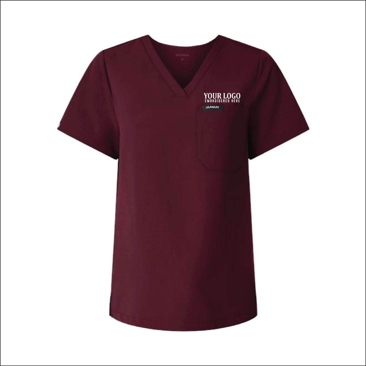 UVC | Jaanuu Women's Rhena Essential 1-Pocket Scrub V-Neck Top (W10001)