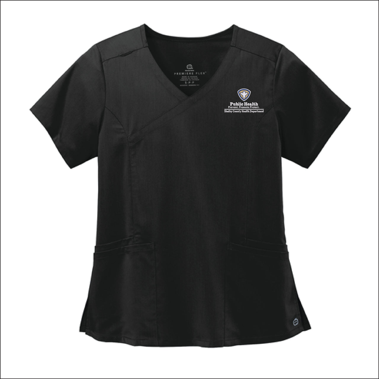 Shelby County Health Dept. | Wink® Women’s Premiere Flex™ Mock Wrap Top (WW4268)