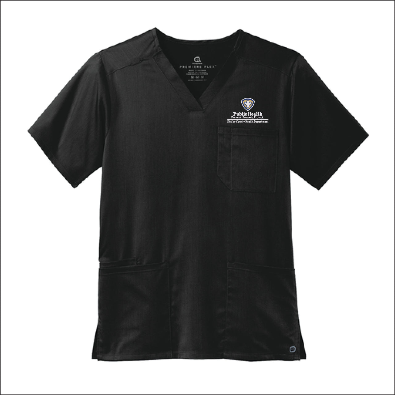 Shelby County Health Dept. | Wink® Men's Premiere Flex™ V-Neck Top (WW5068)