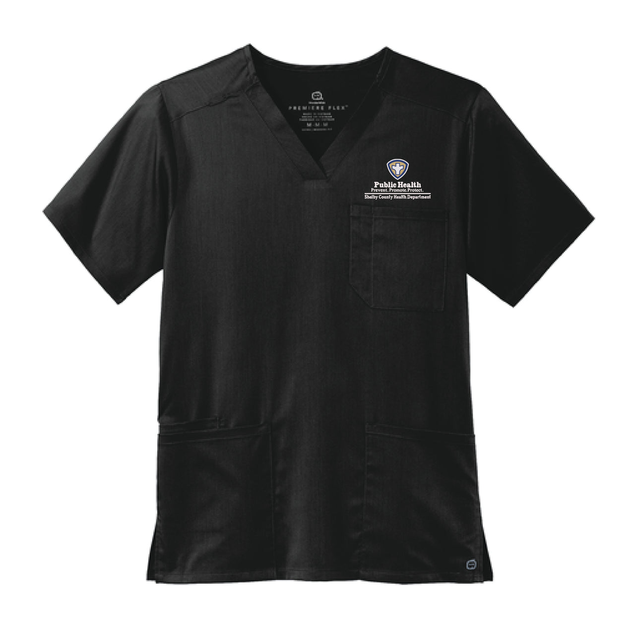 Shelby County Health Dept. | Wink® Men's Premiere Flex™ V-Neck Top (WW5068)
