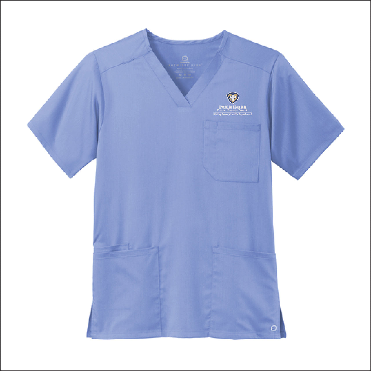 Shelby County Health Dept. | Wink® Men's Premiere Flex™ V-Neck Top (WW5068)