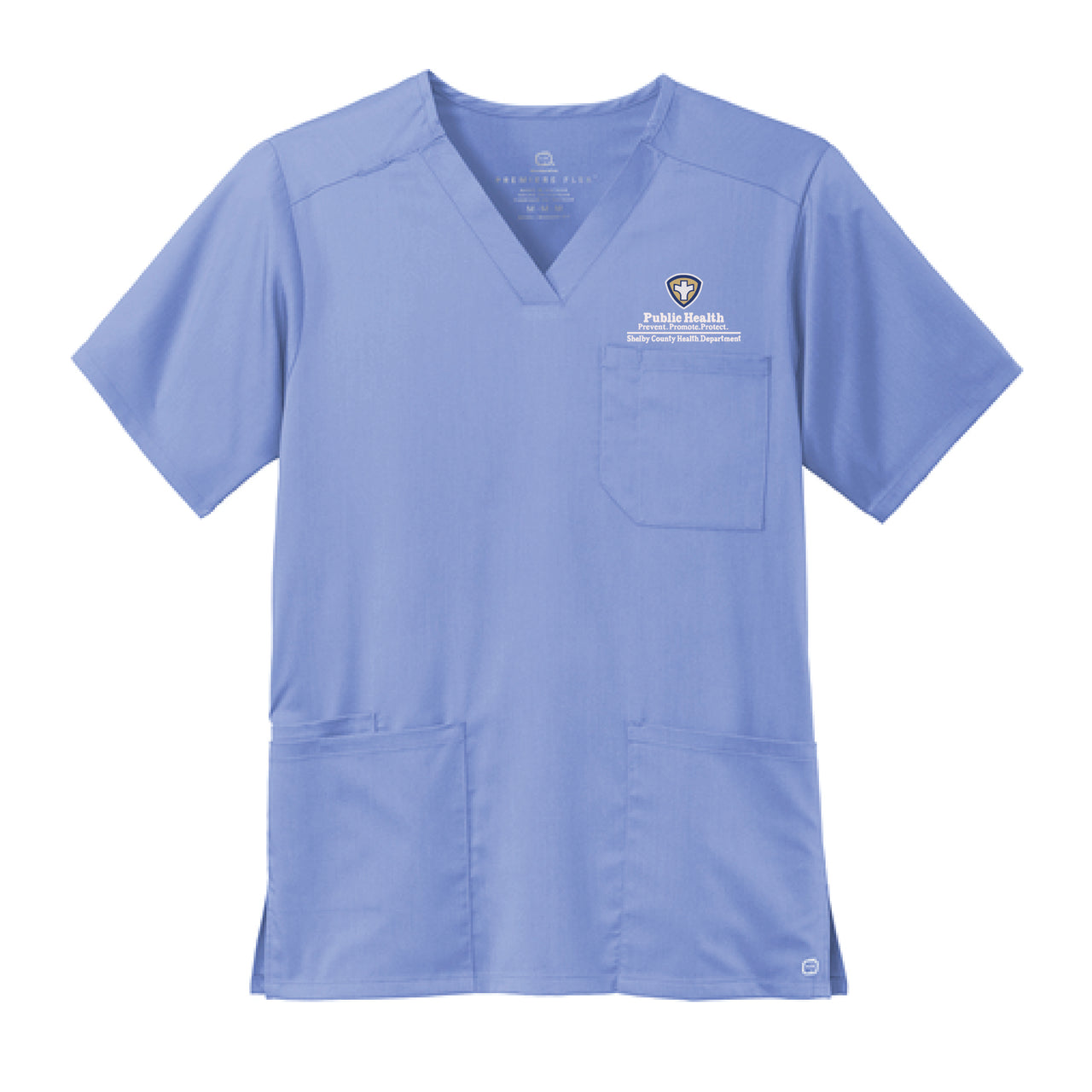 Shelby County Health Dept. | Wink® Men's Premiere Flex™ V-Neck Top (WW5068)