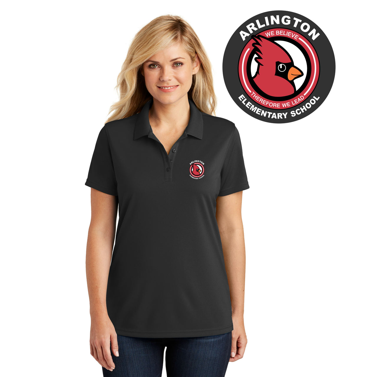 ARLINGTON ELEMENTARY SCHOOL | LADIES DRY ZONE® UV MICRO-MESH POLO