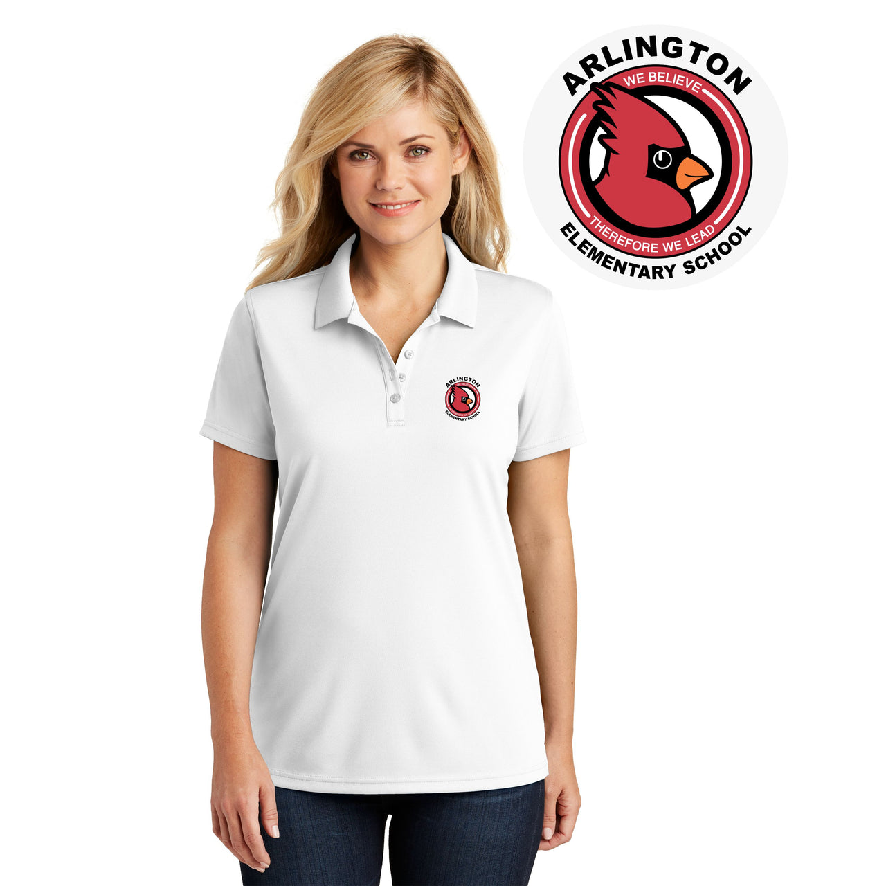 ARLINGTON ELEMENTARY SCHOOL | LADIES DRY ZONE® UV MICRO-MESH POLO