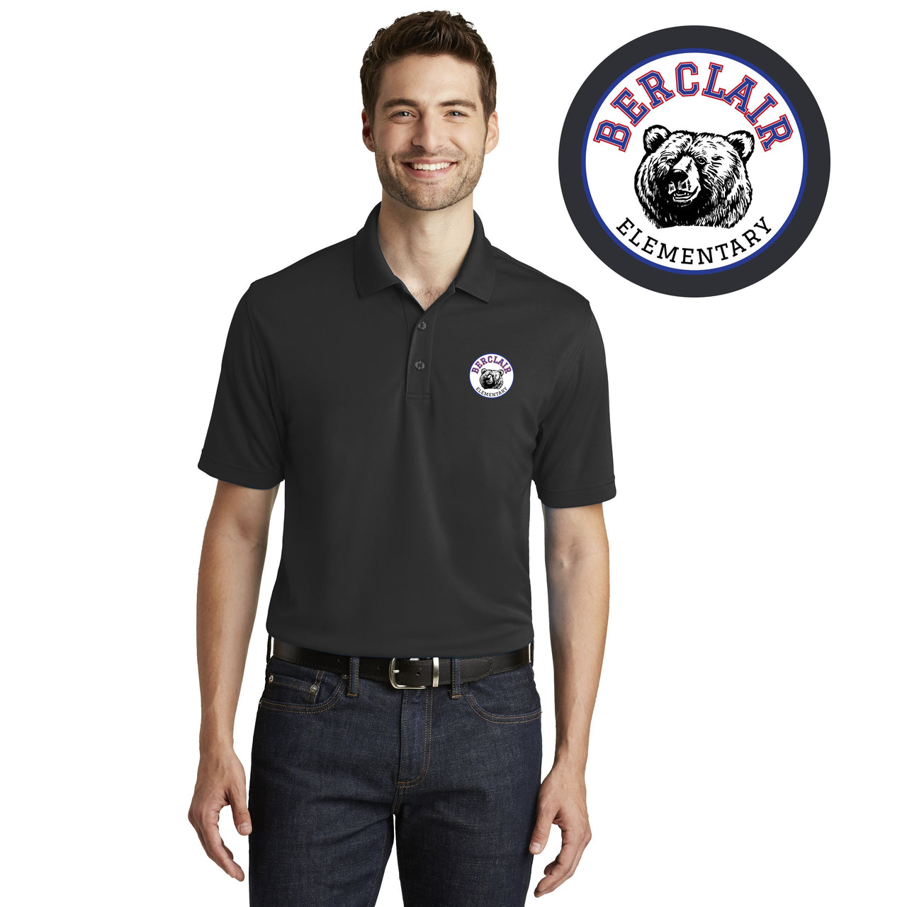 Berclair | Mens Dry Zone® UV Micro-Mesh Polo