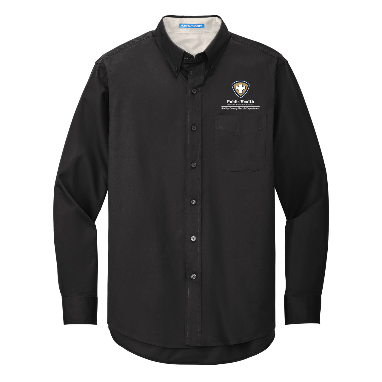 Shelby County Health Dept. | Long Sleeve Easy Care Shirt