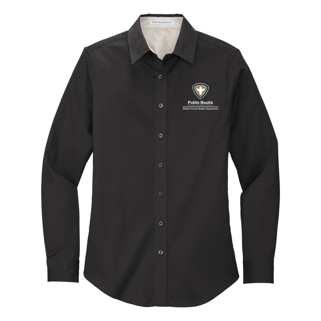 Shelby County Health Dept. | Women's Long Sleeve Easy Care Shirt