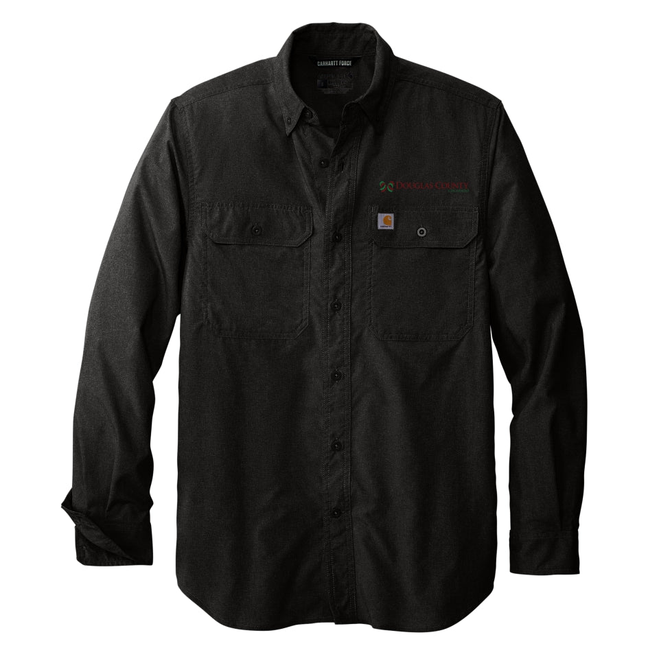 Douglas Co. Gov. | Carhartt Force® Solid Long Sleeve Shirt (CT105291)