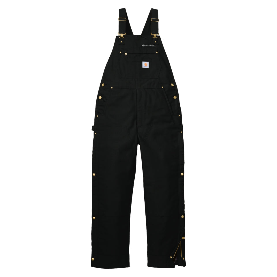 Douglas Co. Gov. | Carhartt® Tall Firm Duck Insulated Bib Overalls (CTT106672)
