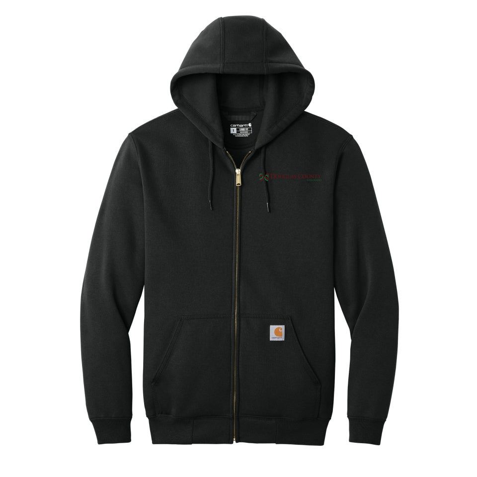 Douglas Co. Gov. | Carhartt® Midweight Hooded Zip-Front Sweatshirt (CTK122)