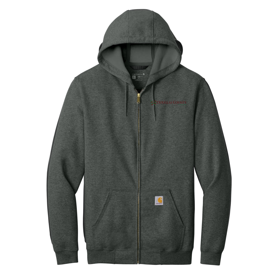 Douglas Co. Gov. | Carhartt® Midweight Hooded Zip-Front Sweatshirt (CTK122)