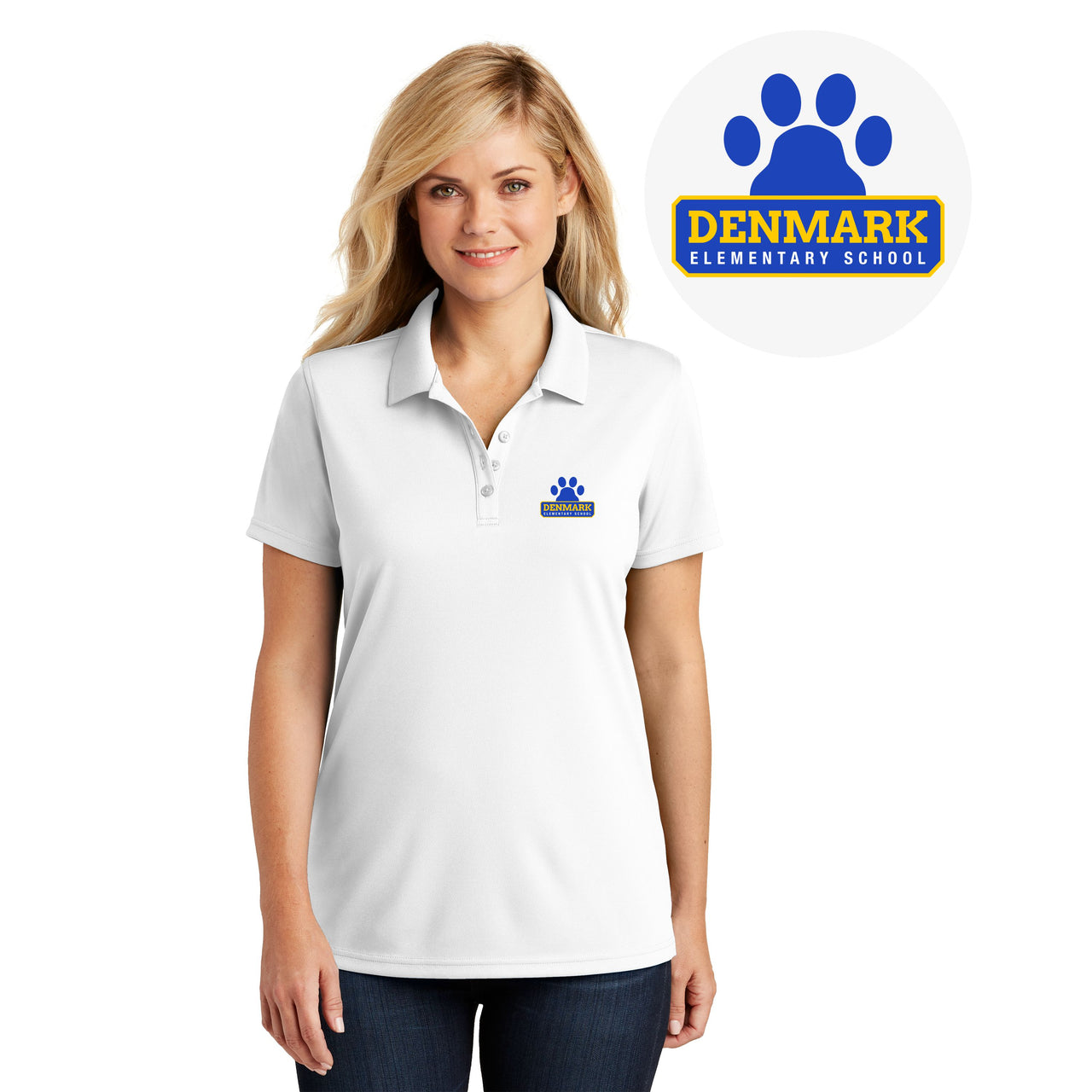 DENMARK ELEMENTARY SCHOOL | LADIES DRY ZONE UV MICRO-MESH POLO