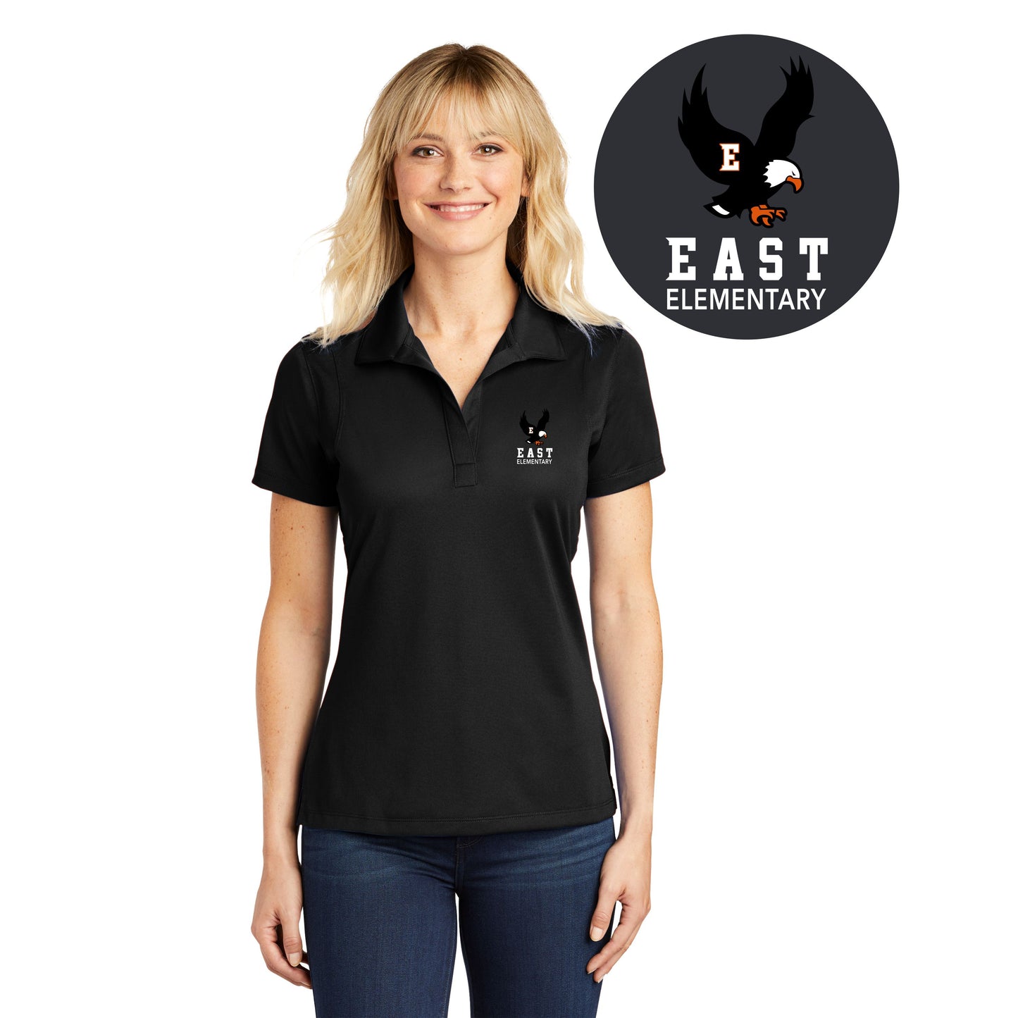 EAST ELEMENTARY SCHOOL | Ladies Micropique Sport-Wick® Polo