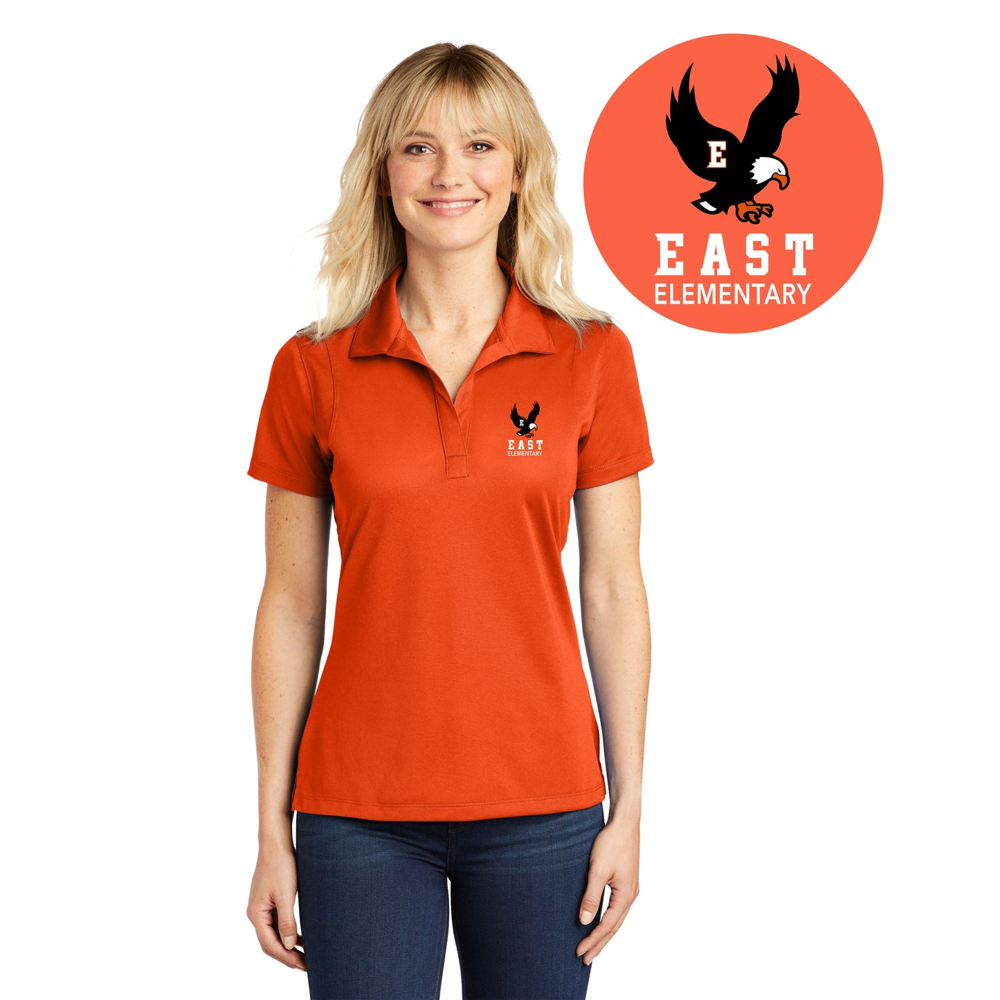 EAST ELEMENTARY SCHOOL | Ladies Micropique Sport-Wick® Polo