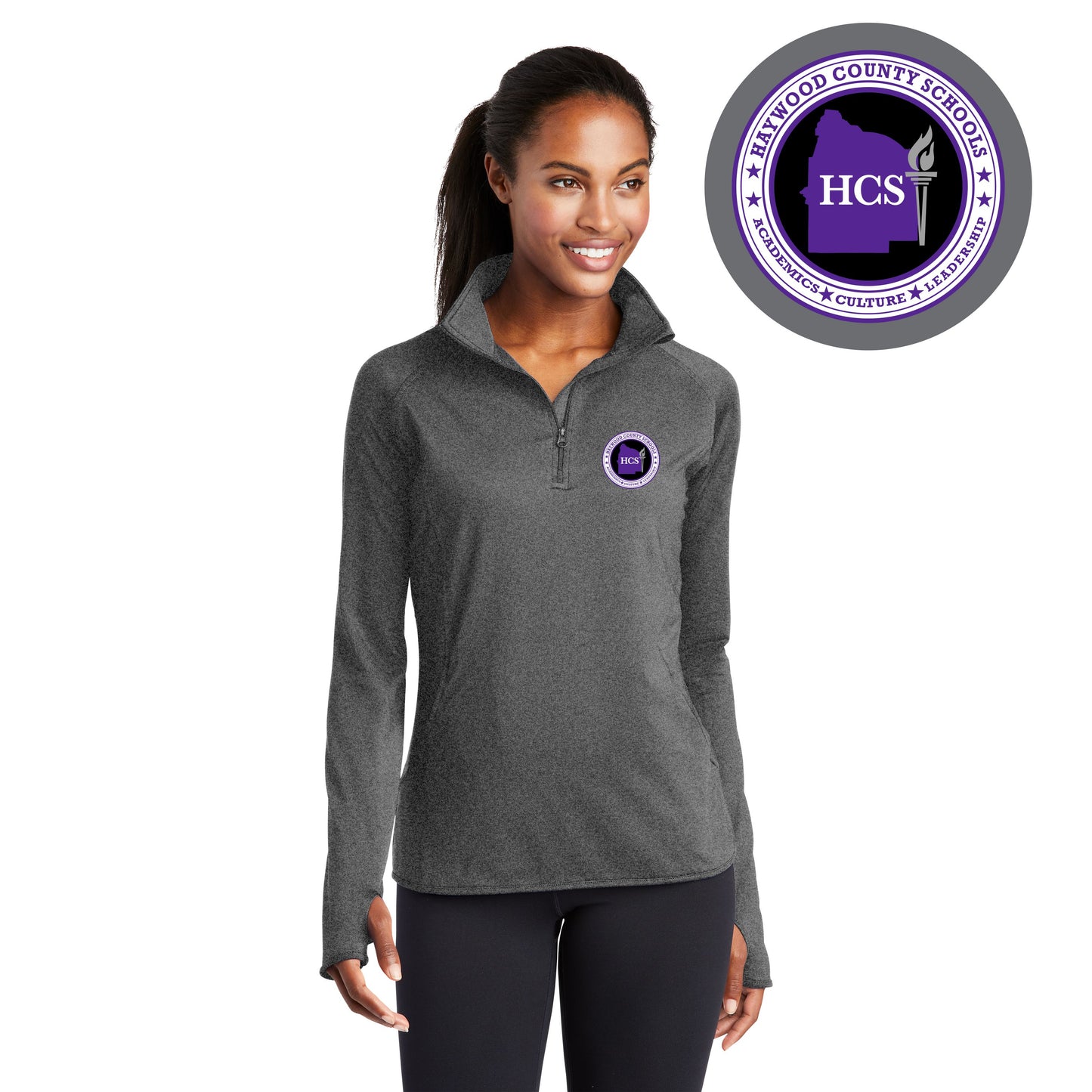 Haywood | Ladies Sport-Tek Stretch 1/4-Zip Pullover