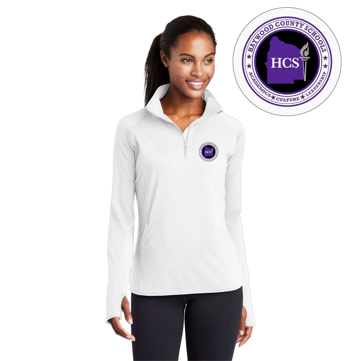 Haywood | Ladies Sport-Tek Stretch 1/4-Zip Pullover