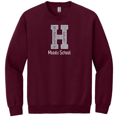 Highland Oaks Middle | Glitter Sweatshirt