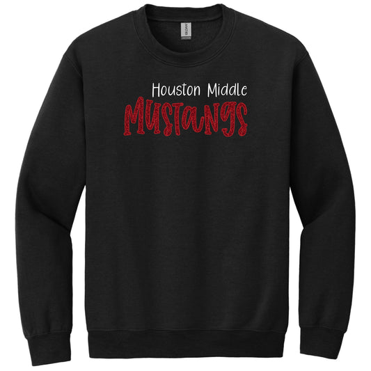 Houston Middle | Glitter Sweatshirt