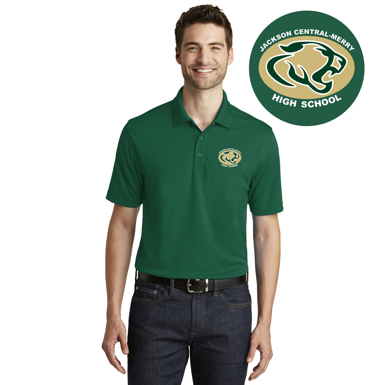 JACKSON CENTRAL-MERRY | MEN DRY ZONE UV MICRO-MESH POLO