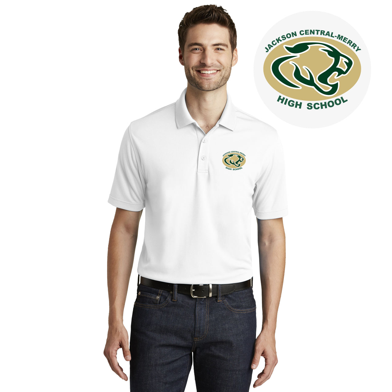 JACKSON CENTRAL-MERRY | MEN DRY ZONE UV MICRO-MESH POLO