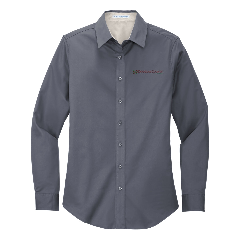Douglas Co. Gov. | Port Authority® Women's Long Sleeve Easy Care Shirt (L608)