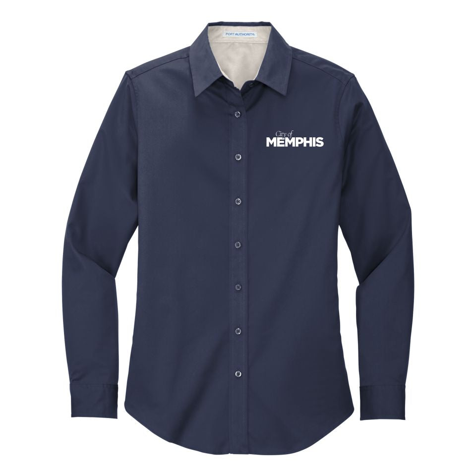 City of Memphis | Port Authority® Women's Long Sleeve Easy Care Shirt (L608)