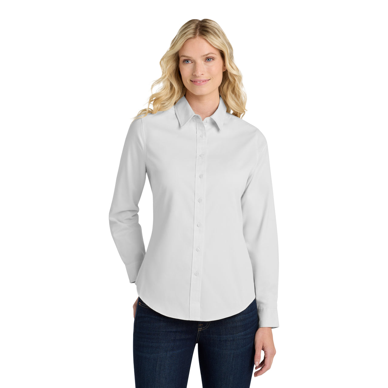 CECOMS | Women's Long Sleeve Dress Shirt (L608)