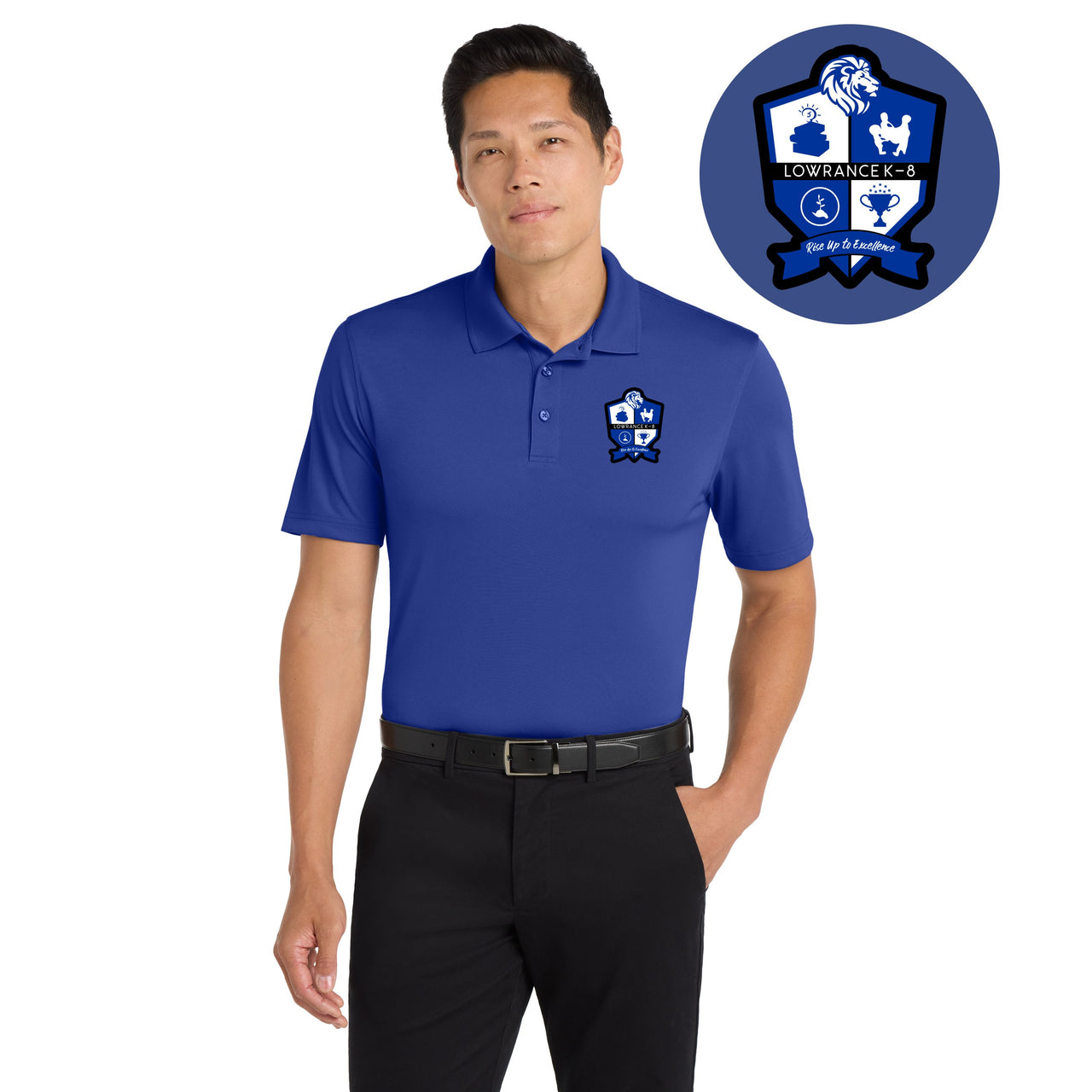 Lowrance K-8 | Port Authority® Dry Zone® UV Micro-Mesh Polo (K110)