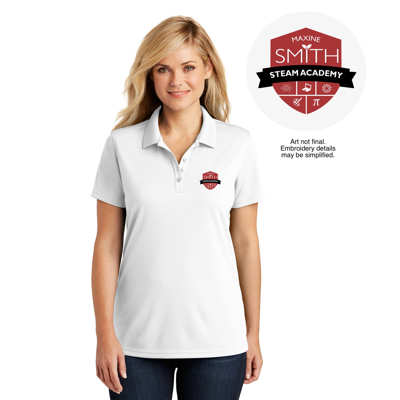 Maxine Smith STEAM Academy | Ladies Dry Zone® UV Micro-Mesh Polo