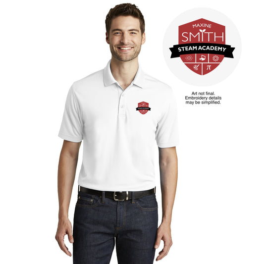 Maxine Smith STEAM Academy | Mens Dry Zone® UV Micro-Mesh Polo