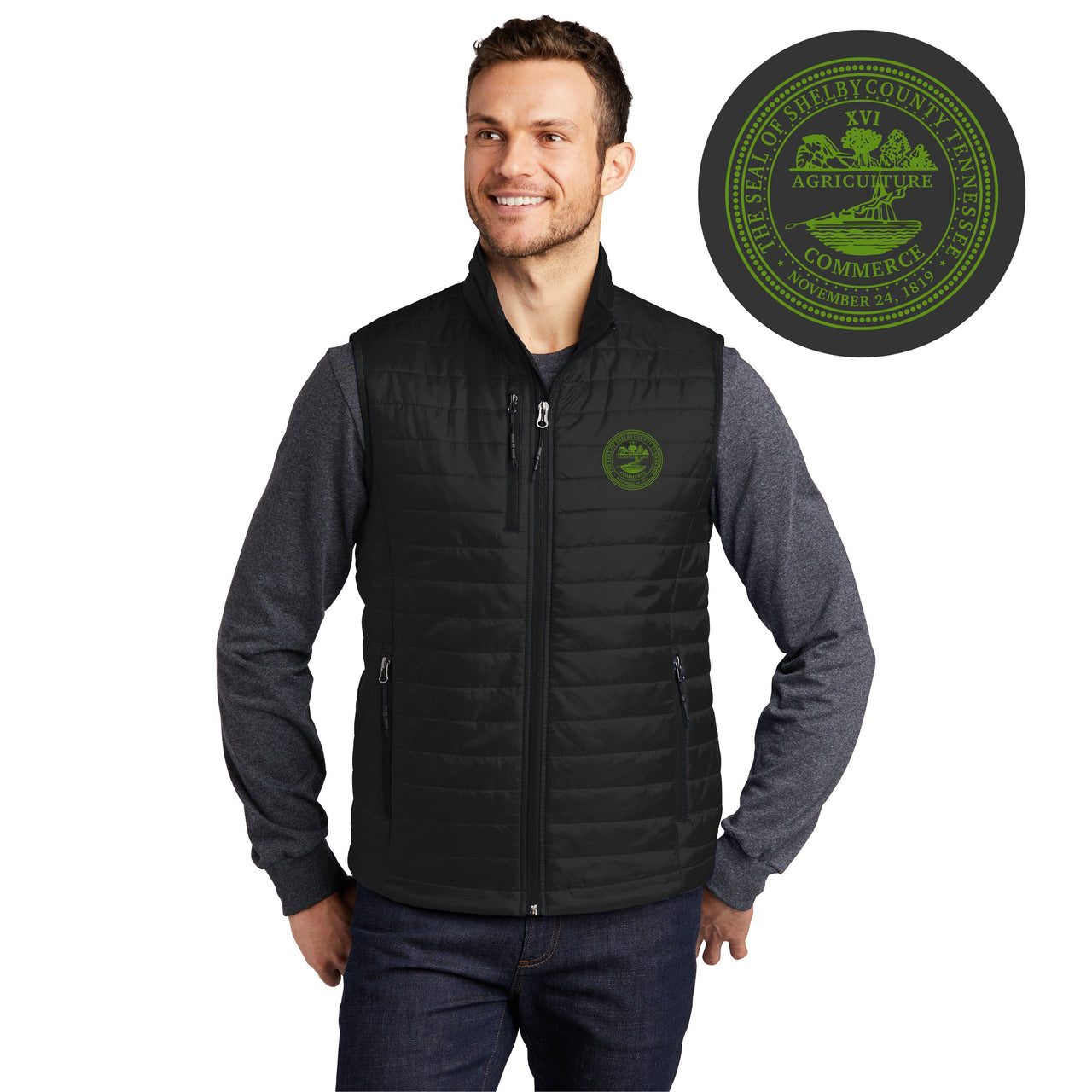 Shelby County Gov. | Men's Puffy Vest