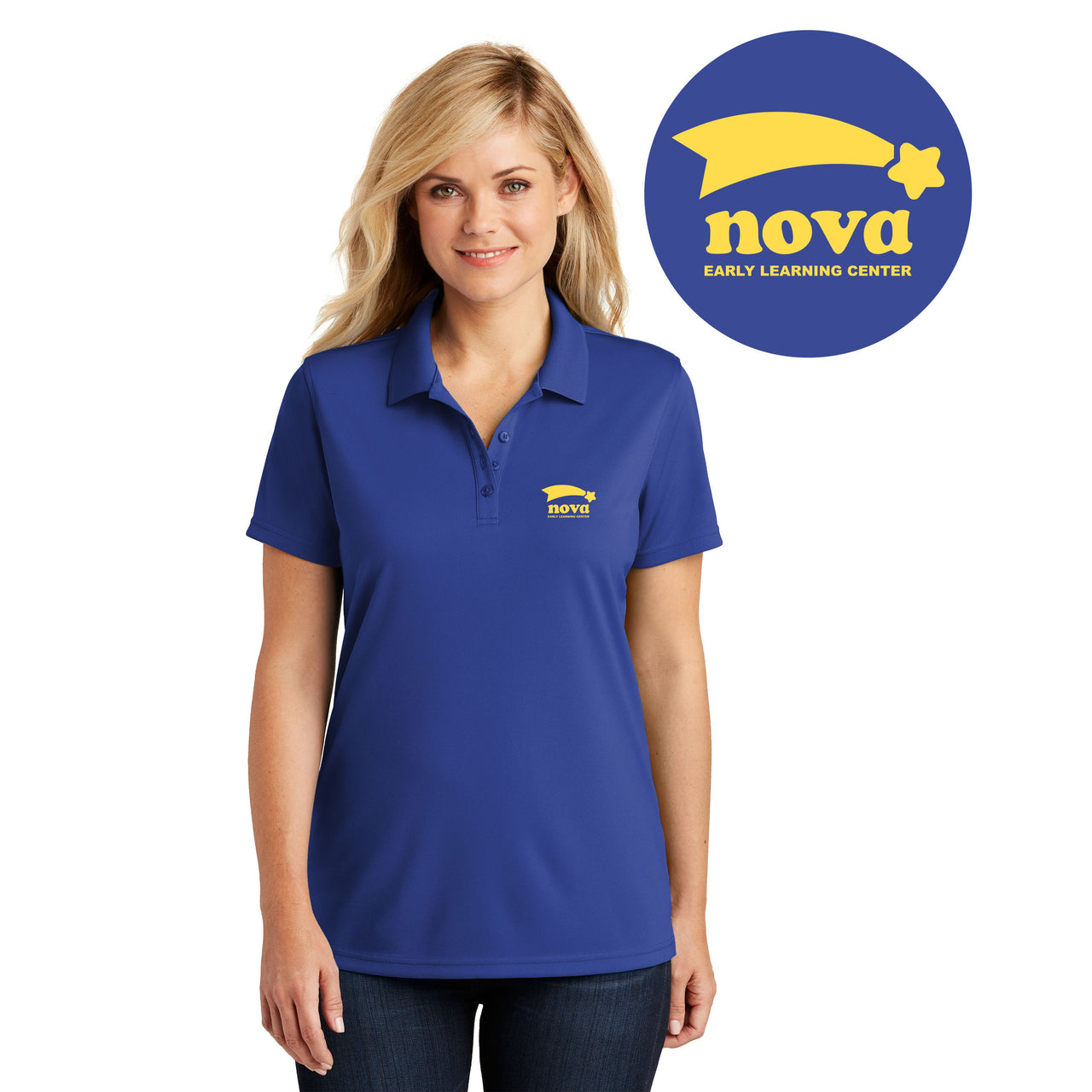 NOVA EARLY LEARNING CENTER | LADIES DRY ZONE UV MICRO-MESH POLO