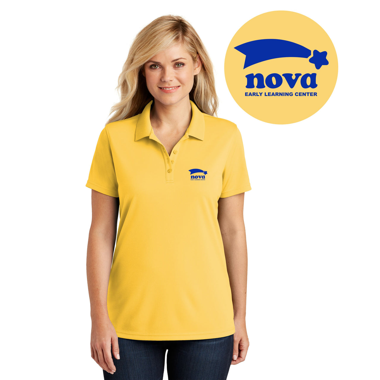 NOVA EARLY LEARNING CENTER | LADIES DRY ZONE UV MICRO-MESH POLO