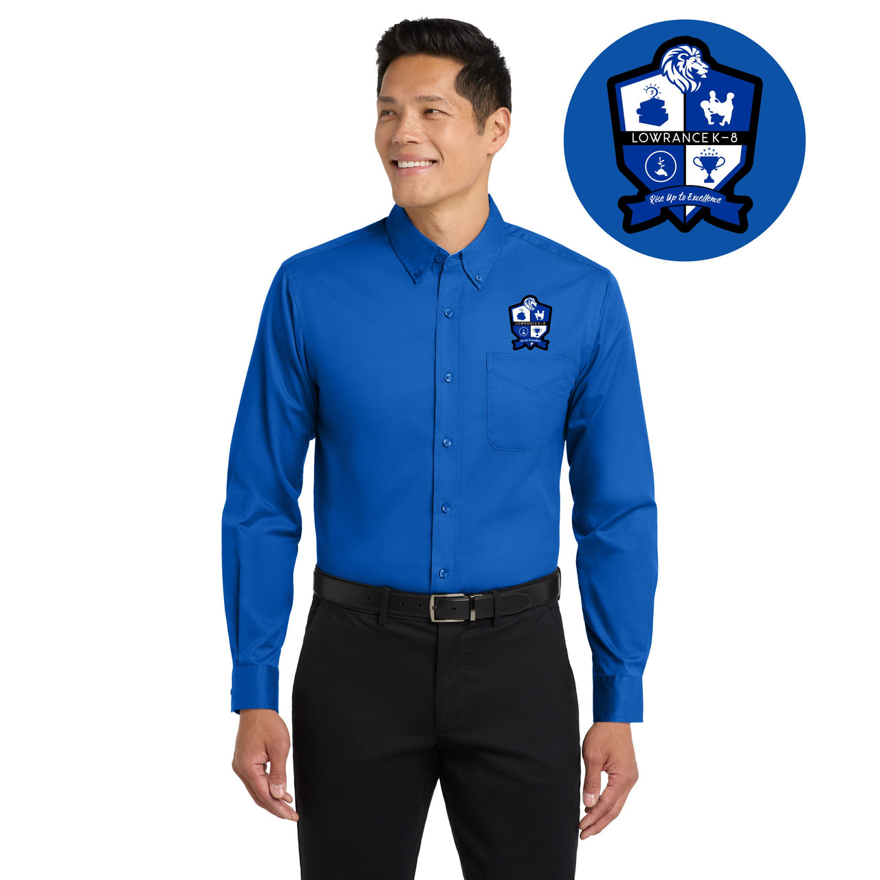 Lowrance Staff | Button Down