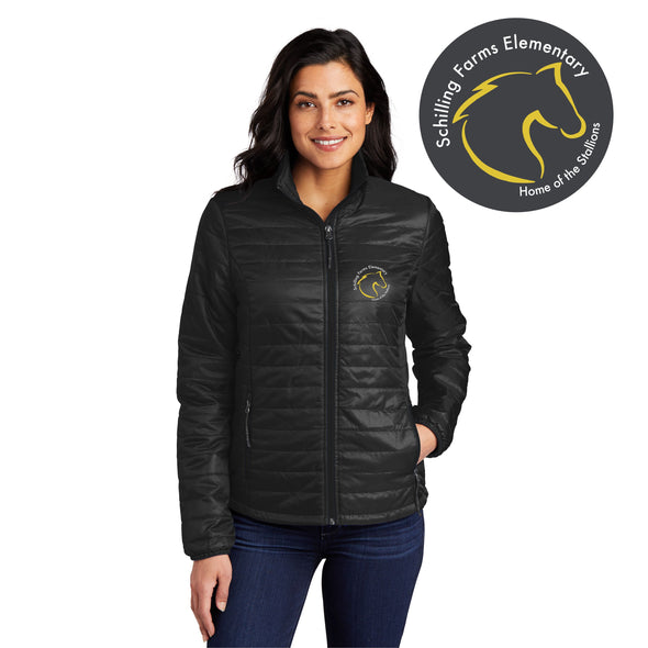 Schilling Farms | Ladies Packable Puffy Jacket