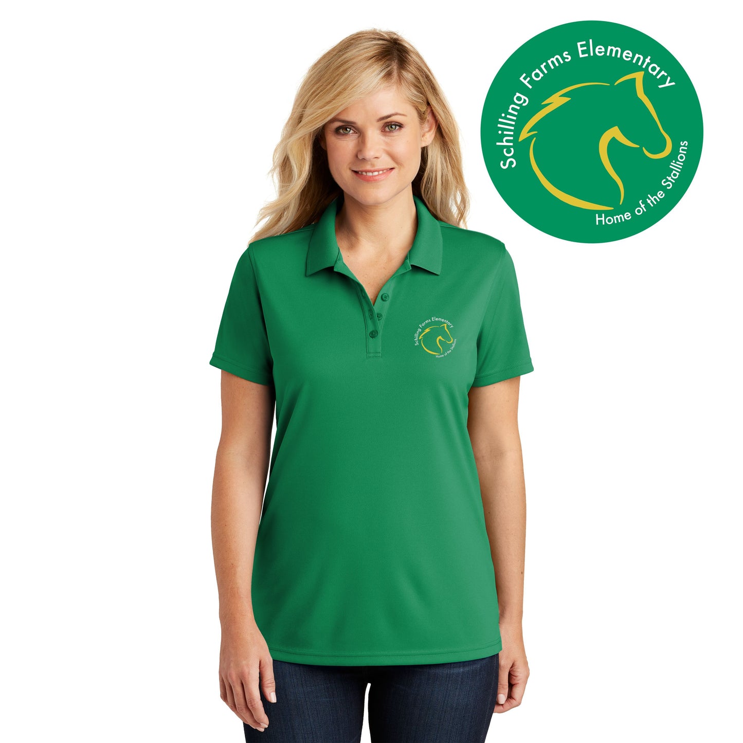 Schilling Farms | Ladies Dry Zone® UV Micro-Mesh Polo