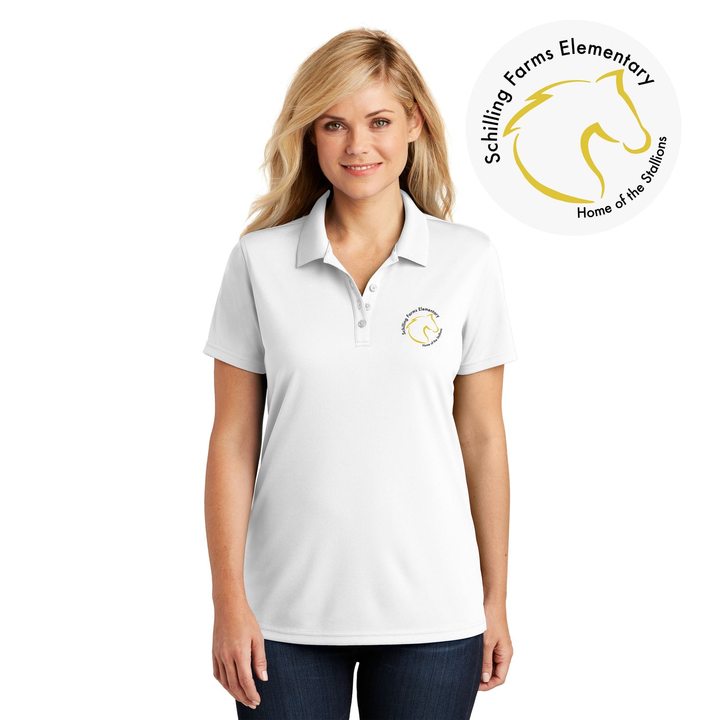 Schilling Farms | Ladies Dry Zone® UV Micro-Mesh Polo